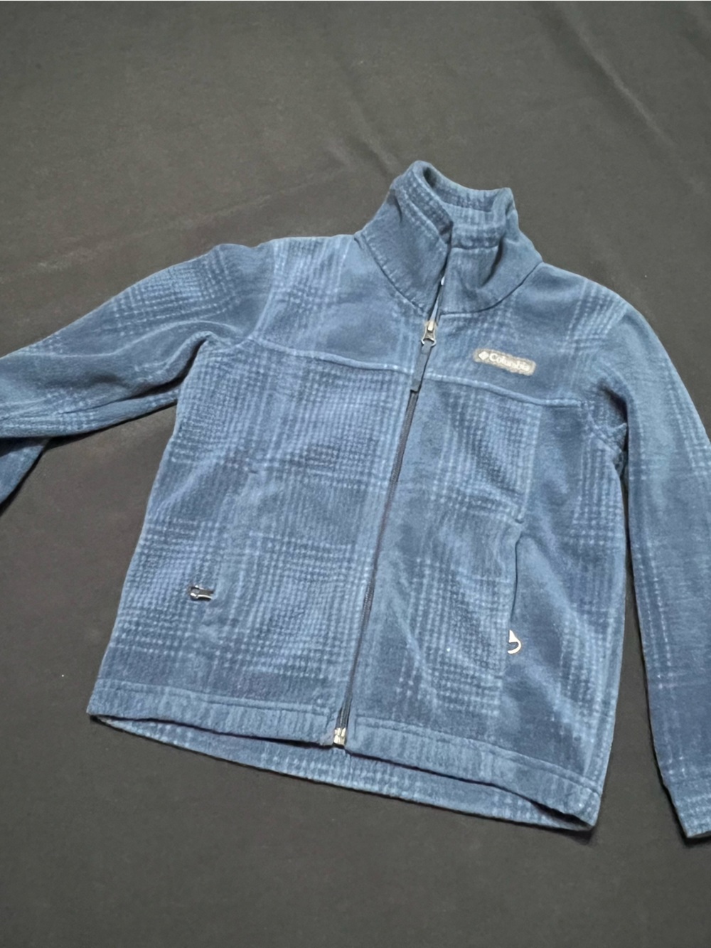 Columbia Kids Navy Blue Full-Zip Fleece Jacket